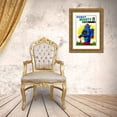 thumbnail image 3 of Retrobot 23x32 Gold Ornate Wood Framed with Double Matting Museum Art Print Titled - Robot Mighty 8 with Magic Color, 3 of 4