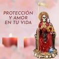 thumbnail image 4 of Santa Muerte Suprema Roja Buho 30 Cm Curada+ Libro, 4 of 8