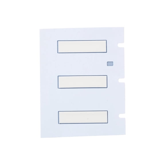 Brady Sleeve Label, White, Polyolefin, 1 in W M6-125-1-342-WT