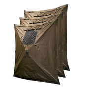 CLAM Quick-Set Screen Tent Wind & Sun Panel, accessoire uniquement, marron (lot de 3)