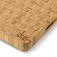 thumbnail image 6 of Thyme & Table 13"x17" Bamboo Endgrain Butcher Block, 6 of 10