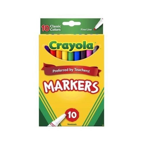 Crayola-Classic-Thin-Line-Marker-Set-10-Colors