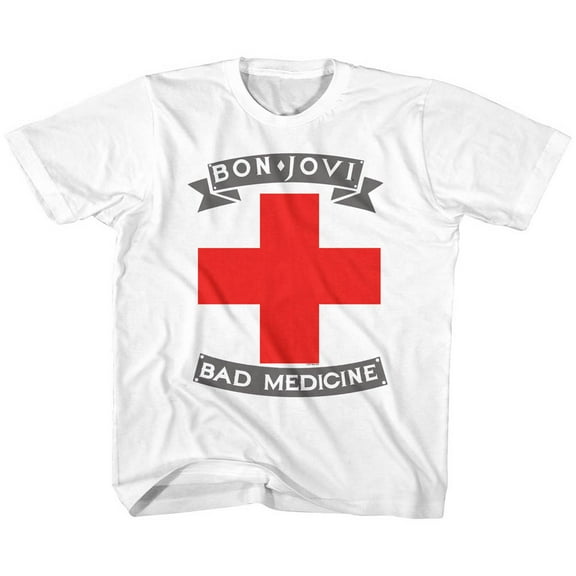 Bon Jovi Bad Medicine White Children's T-Shirt