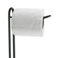 thumbnail image 4 of Home Basics Free-Standing Dispensing Toilet Paper Holder, Black, 4 of 5