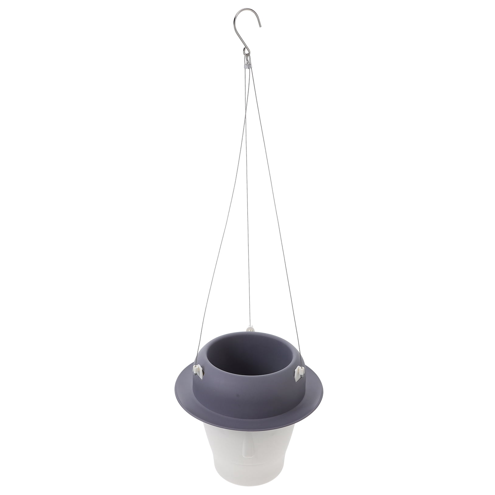 OUNONA Indoor Hanging Planter Set with Detachable Layers, Self-Watering Cotton Rope, Stylish Decor