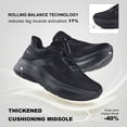 thumbnail image 2 of Women's Wide Toe Road Running Shoes Slip in Hands Free Arch Support Memory Foam Zero Drop Sole Athletic Support Lightweight Breathable Walking Shoes Platform Chunky Sneaker, 2 of 6