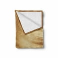 thumbnail image 2 of Tan Soft Flannel Fleece Throw Blanket, Curved Wave Like Conceptual Display Creamy Effect Soft Colored Subtle Image, Cozy Plush for Indoor and Outdoor Use, 70" x 90", Cream Tan, by Ambesonne, 2 of 6