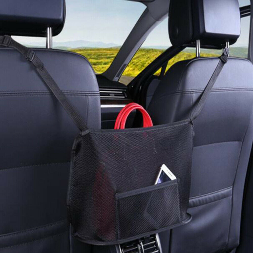 Details about   Advanced Car Net Pocket Handbag Holder Organizer Seat Side Storage Mesh Net 
