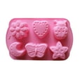 thumbnail image 1 of Harpily Cake Molds DIY Silicone Mold SunFlower Insect Cake Chocolate Candy With 6 Holes, 1 of 4