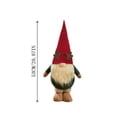 thumbnail image 3 of Cififendec Oversized Christmas Corduroy Antler Gnome Figurine, Tall Faceless Santa Style Doll for Bedroom Nightstand Decor, Holiday Gifting Matching Styling Plan, 3 of 7