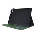 thumbnail image 4 of SaniMore Wallet Case for Samsung Galaxy Tab A7 10.4 inch SM-T500 T505 T507, Card Slots & Pen Holder [Auto Sleep] PU Leather Magnetic Ciasp Kickstand Shockproof Full Protective Cover, Green, 4 of 10