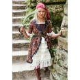 thumbnail image 2 of Girl's Brown Coat Pirate Costume, 2 of 7