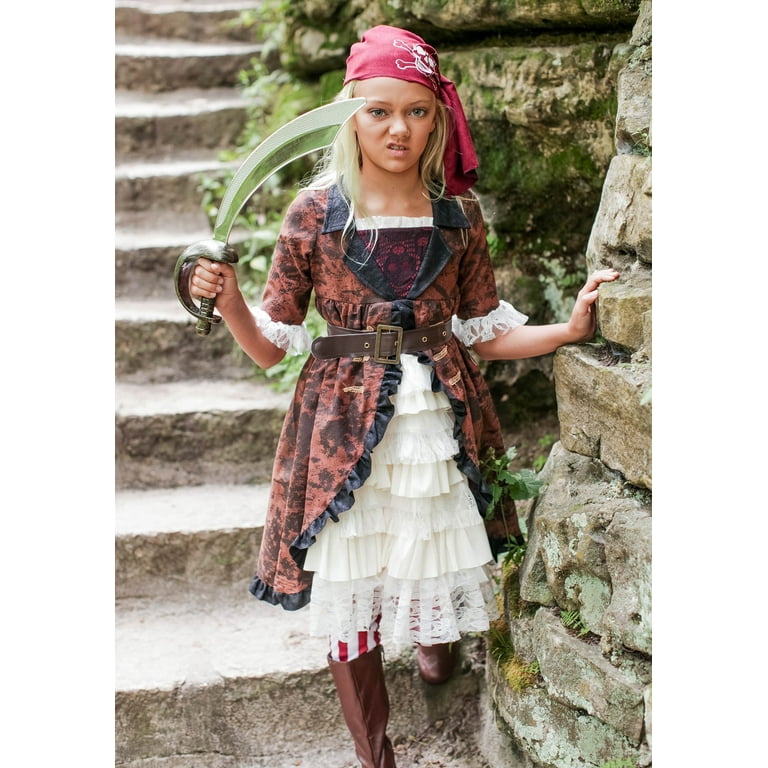brown pirate dress Lady Buccaneer Steampunk Pirate Costume