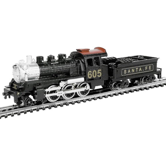 2-6-0 Decorative Locomotive with Lighting and Tender HO Scale Model Railway, Featuring Exquisite Wooden Sleepers and Highly Conductive Nickel Silver Track, Compatible with The HODC Series