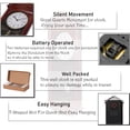 thumbnail image 6 of Quickway Imports - Vintage Grandfather Wood- Looking Plastic Pendulum Wall Clock for Living Room, Kitchen, or Dining Room, 6 of 9