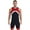 Red, variant on Alvivi Mens One Piece Swimsuit Wetsuit Sleeveless Zip Up Bodysuit Bathing Suit Sport Unitard Beachwear Red XL