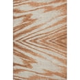 thumbnail image 5 of HomeRoots 669724 8 x 10 ft. Rust & Beige Abstract Transitional Washable Machine Made Rectangle Area Rug with UV Protection, 5 of 9