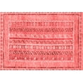 thumbnail image 1 of Ahgly Company Indoor Rectangle Abstract Red Modern Area Rugs, 2' x 4', 1 of 4