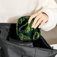 thumbnail image 6 of Crocodile Sanitary Napkin Bags Storage Bag Hiking Pouch Small Canvas Zipper Pouch, 4.7x6.6x6.6 in, Period Purse for Feminine Hygiene Products, 6 of 6