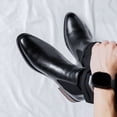thumbnail image 4 of Botas Chelsea para hombre, botines de estilo italiano, zapatos de cuero suave, nuevas botas altas, zapatos de vestir formales, zapatos de oficina informales de negocios, 4 of 5