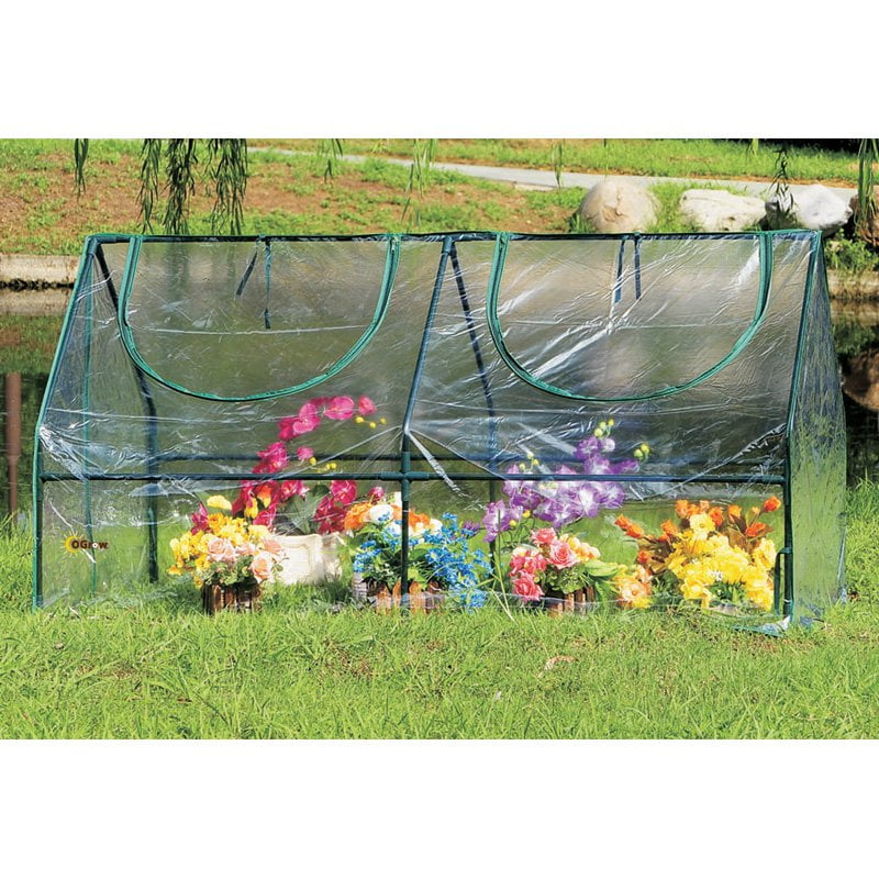 Ogrow Ultra Deluxe Compact Outdoor Seed Starter Greenhouse Cloche by King Service Holding Inc