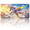 Flying Unicorn in Clouds, variant on 1 Pcs 2D Flat License Plate Covers & Frames, Yeti Chasing Man in Snowy For Decorative Front, Waterproof For Decoration Aluminum License Plate Covers & Frames Cover For Men Women, 12" X 6"