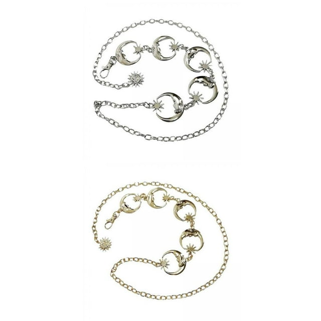 Cinturón con colgante de estrella Hugo 2 piezas para mujer accesorios Cadena de la cintura