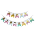 thumbnail image 1 of Injueey Tarjeta de papel, 0 Uds., cartel de feliz cumpleaños, cartel de cumpleaños para fiesta de cumpleaños feliz Kits de decoración para fiestas Macarrón Pequeño Tipo3 16.4 pies, 1 of 6