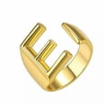thumbnail image 1 of CUITING Fashion Adjustable Initial Alphabet Letter A-Z Ring Finger Rings Women Jewellery-Silver C, 1 of 9