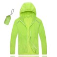 thumbnail image 1 of Chamarra Repelente Unisex Deporte, Para Correr Ejercicio - Verde - XL Dara Baby D0025_33, 1 of 5