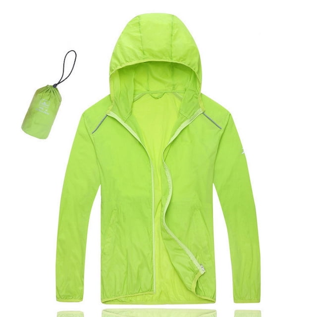 Chamarra Repelente Unisex Deporte, Para Correr Ejercicio - Verde - XL Dara Baby D0025_33