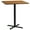 Natural, variant on EMMA + OLIVER Scratch-Resistant Pub Table, Black