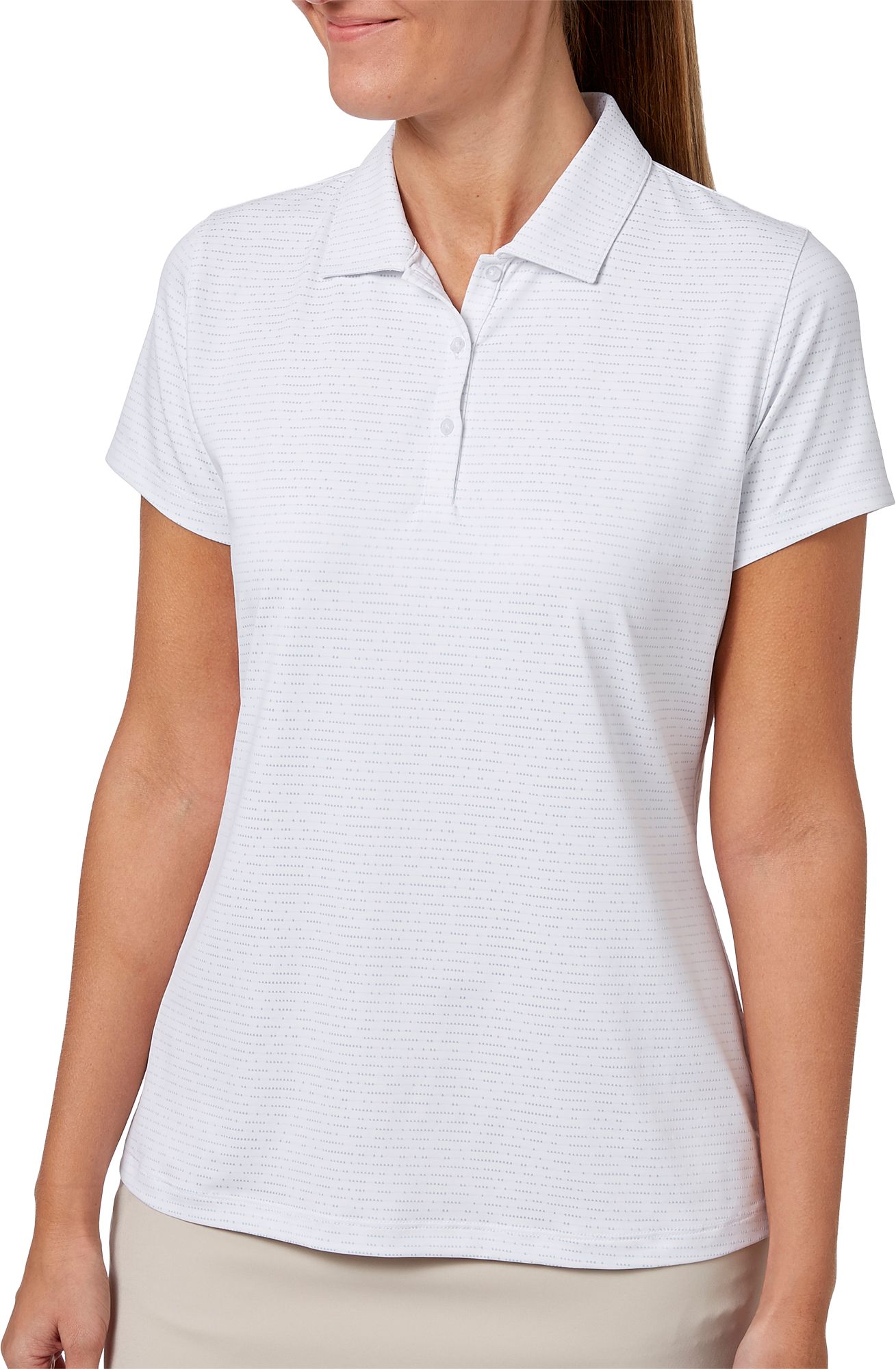 Empower Collection Dot Print Golf Polo 