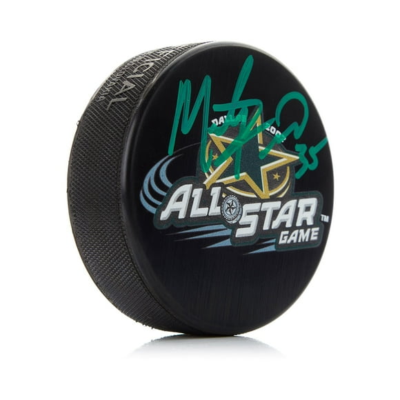 Marty Turco Autographed 2007 NHL All-Star Game Puck