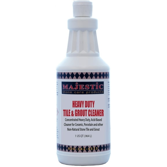 Majestic Heavy Duty Tile and Grout Cleaner (Acid Based) Qt.