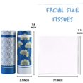thumbnail image 2 of Soporte para pañuelos de coche Winoo Design con pañuelos faciales, paquete de 4 unidades, azul, 2 of 7