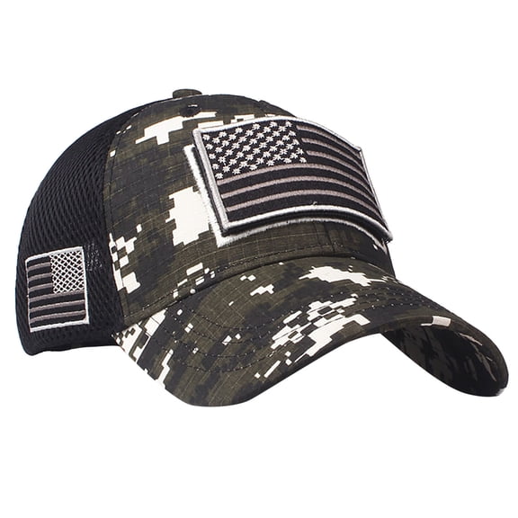 Spring And Summer Fashion Flag Hat Wash Old Letter Baseball Hat