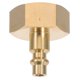 thumbnail image 2 of Conector rápido para compresor de aire a adaptador de manguera de jardín de 3/4" para sistemas de riego de caravanas, fontanería exterior, manguera de jardín dorada, 2 of 7