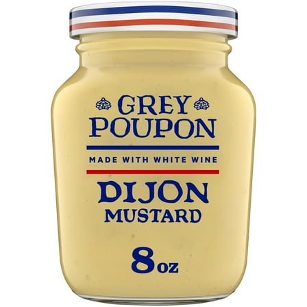 Grey Poupon Dijon Mustard, 8 oz. Jar, Liquids