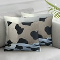 thumbnail image 3 of Cow Spot Print Throw Pillow Covers Soft Corduroy Pillowcase Decorative Cushion Cover Modern Square Cushion Cases for Living Room Bed Sofa Bedroom Pillow Included, 3 of 7