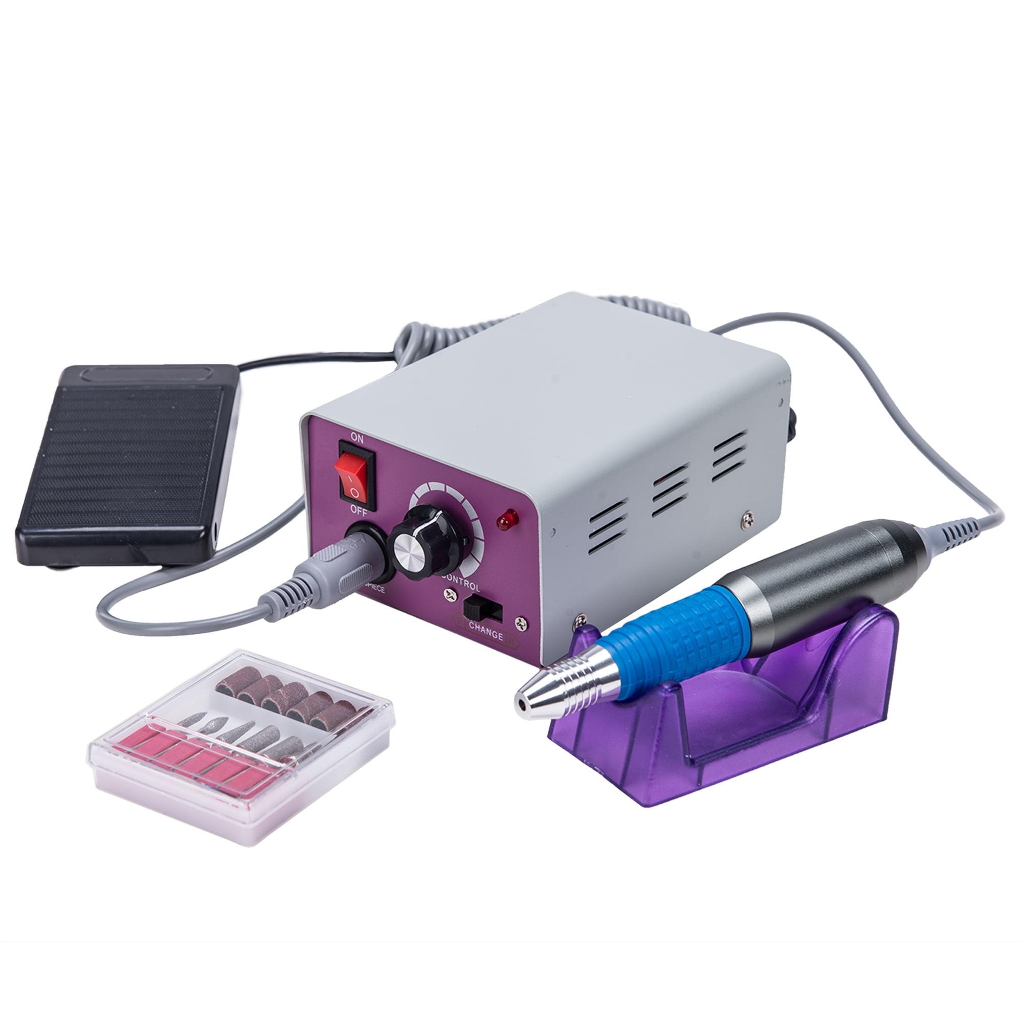 Professional Electric Nail Drill Machine Kit 25,000 RPM for Acrylic