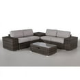 thumbnail image 5 of Living Source International 8-Piece Wicker / Rattan Sectional Set in Chocolate, 5 of 5
