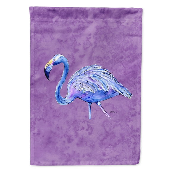 Carolines Treasures 8874-FLAG-PARENT Flamingo on Purple Flag  multicolor