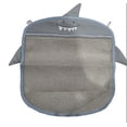 thumbnail image 2 of Bolsa de almacenamiento de malla para juguetes infantiles de Gray Shark, con dos ventosas que se pueden adherir a la pared, en el baño, 2 of 5