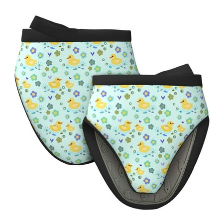 

Matuu Duck Cartoon for Non-Slip Mini Oven Soft Silicone Mitt 5.9 x5.9