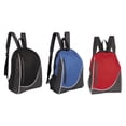 thumbnail image 1 of Paquete 10 piezas Mochila con bolsillo frontal y malla lateral azul 33 x 39 x 13, 1 of 3