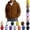 Coffee, variant on Mens Zip Up Hoodies Casual Fleece Relaxed Fit Long Sleeve Hooded Pullover Winter Outdoor Workout Athletic Work Clothes with Kangaroo Pocket