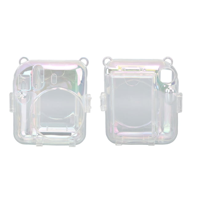 Estuche Para Cámara Instantánea, Estuche Protector Transparente Para Mini Cámara Con Diseño De Botón Hueco Para PC Para Disparos Al Aire Libre