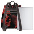 thumbnail image 3 of Ratiio Red And Black Abstract Skull Pattern Womens Backpack Purse Leather Backpack Purse for Women Travel Fashion Backpack Designer Ladies Shoulder Bags, 3 of 4