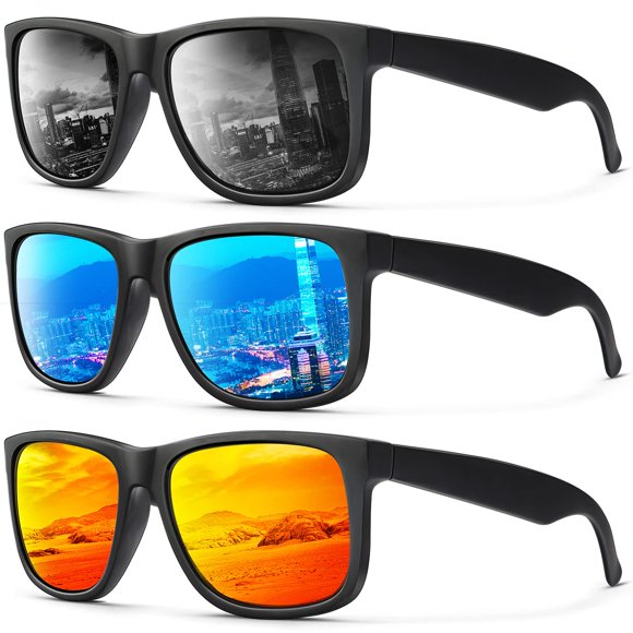 Gafas de Sol ANYLUV Retro Cuadradas Polarizadas UV400